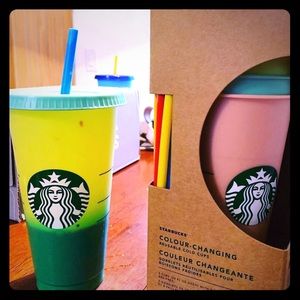 Color changing Starbucks cups! Brand new in box